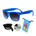 Foldable Sunglasses Blue